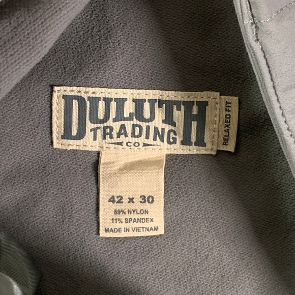 Duluth Flexpedition Pants Men 42x30 Gray Performance Stretch Outdoor Hiking - Picture 5 of 12